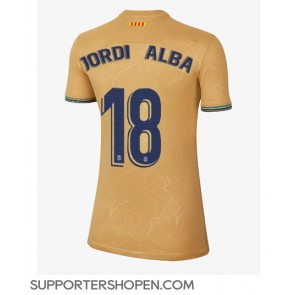 Barcelona Jordi Alba #18 Borta Matchtröja Dam 2022-23 Kortärmad